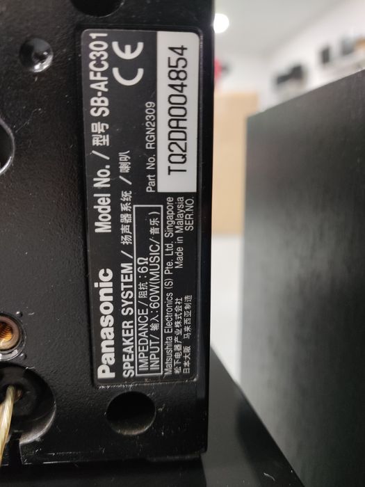 Colunas Panasonic 5.1