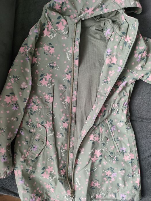 Parka dziewczęca  wiosenna 128 smyk