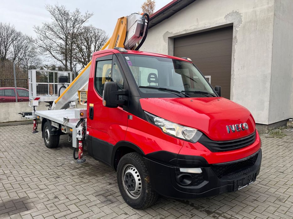 Iveco Podnośnik Koszowy 24 Metry 15 w Bok Multitel Mt240 Zwyżka Tylko 17 tys Km !!  UDT jak Wumag Ruthmann GSR  Podnośnik Koszowy Zwyżka 24 Metry Mega Stan tylko 2200 MTH UDT