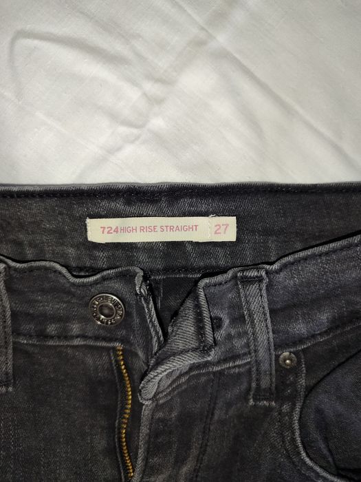 Джинси Levi's 427 high rise straight !нові!