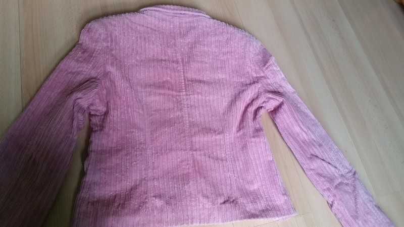 Vintage żakiet damski marynarka kurtka narzutka bolerko sztruks