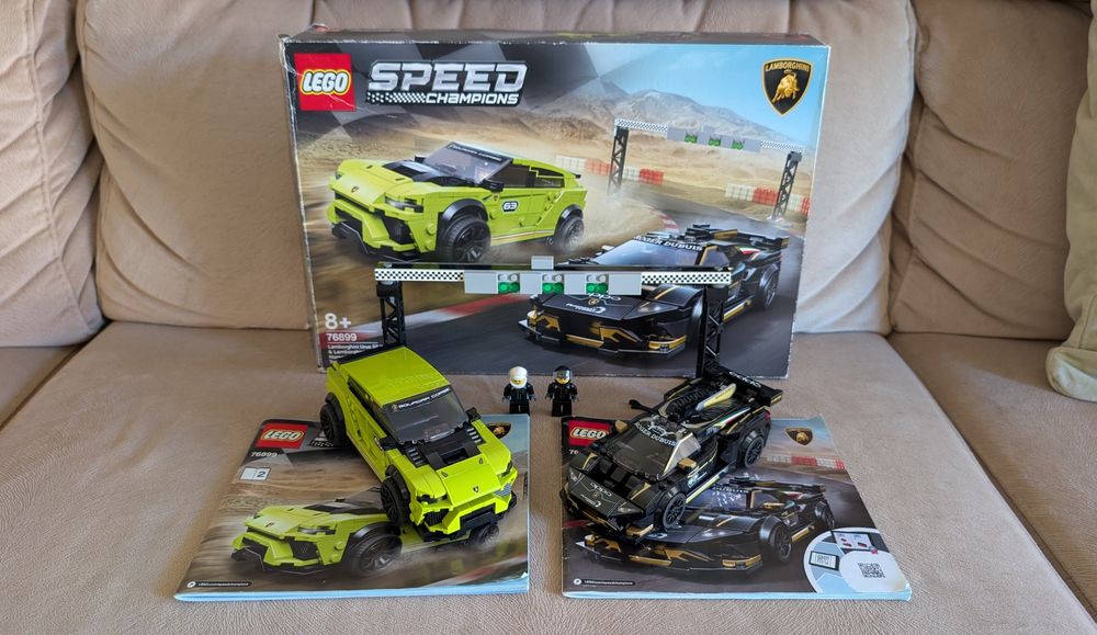 Lego Speed Champions 76899 Lamborghini Urus ST-X & Lamborghini Huracán Super Trofeo EVO