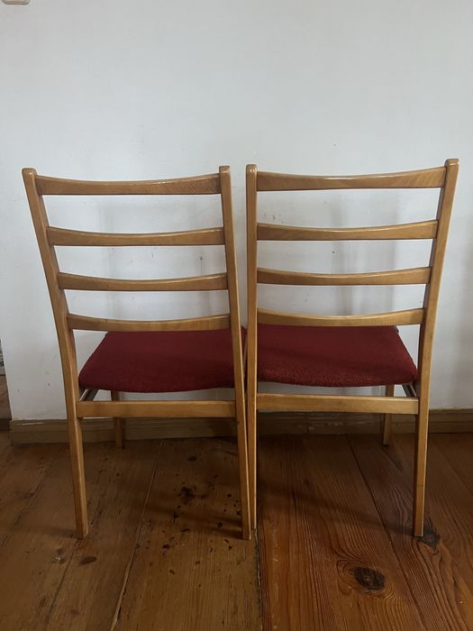 Krzesła 4 szt tapicerowane vintage