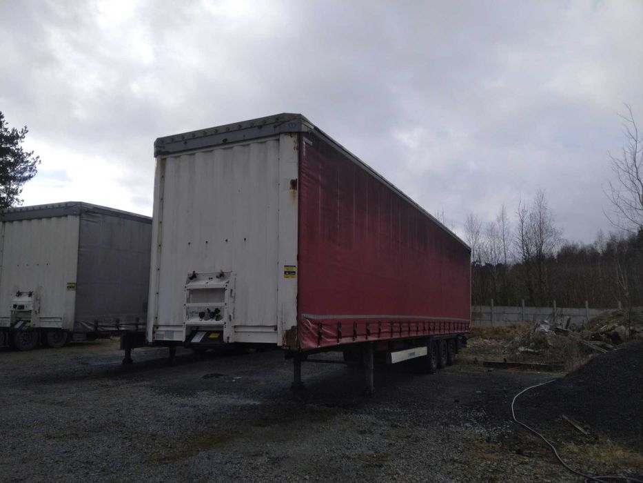 Naczepa firanka KRONE mega z podnoszoną osią!!