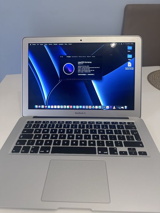 Macbook Air 13, Stan idealny, i5, 8gb ram, 128 gb dysk.