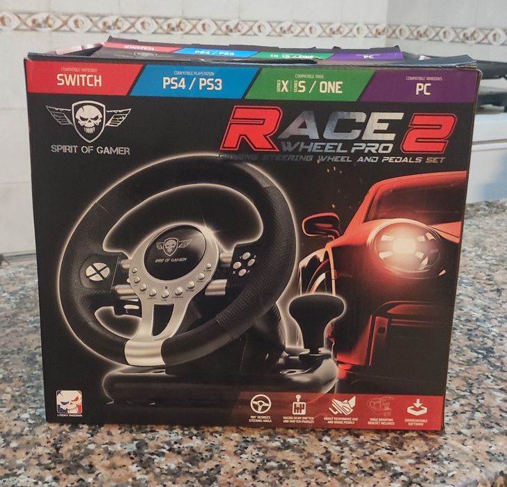 Volante spirit of gamer race wheel pro 2