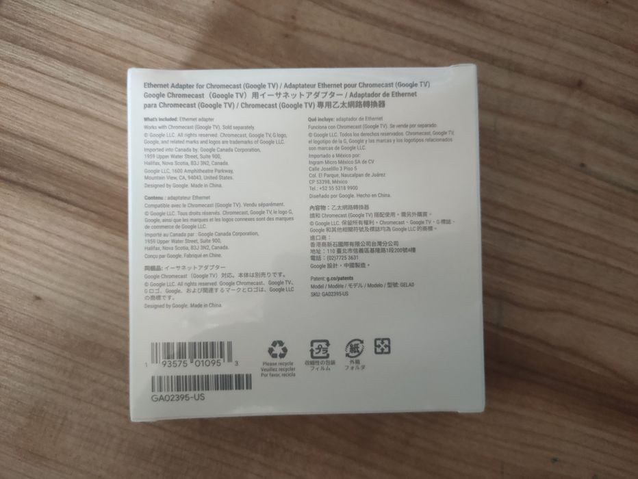 Ethernet Adapter for Chromcaste 4