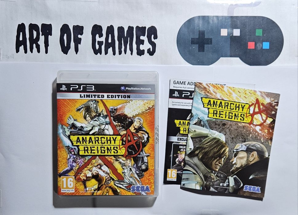 Anarchy Reigns Ps3 Playstation 3 Komplet 3xA BDB