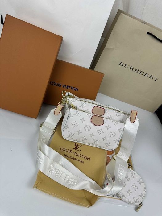 Louis Vuitton torebka crossbody monogram z saszetkami w pudelku