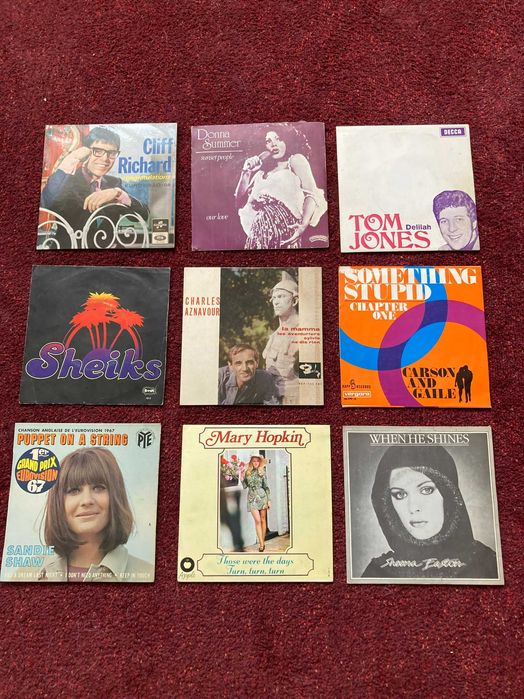Vinyl Records - Cliff Richard, Tom Jones, Donna Summer, Aznavour, ...64552709241601120