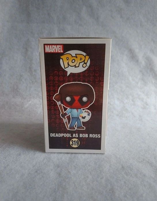 Funko pop Deadpool as Bob Ross