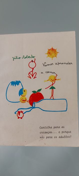 Livro Julio Roberto vamos aprender a comer