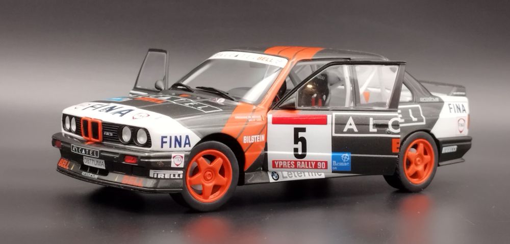 Modèle Réduit BMW M3 E30 Gr.A Rally Ypres 1990 #5 - Échelle 1:18 Solido - Neuf