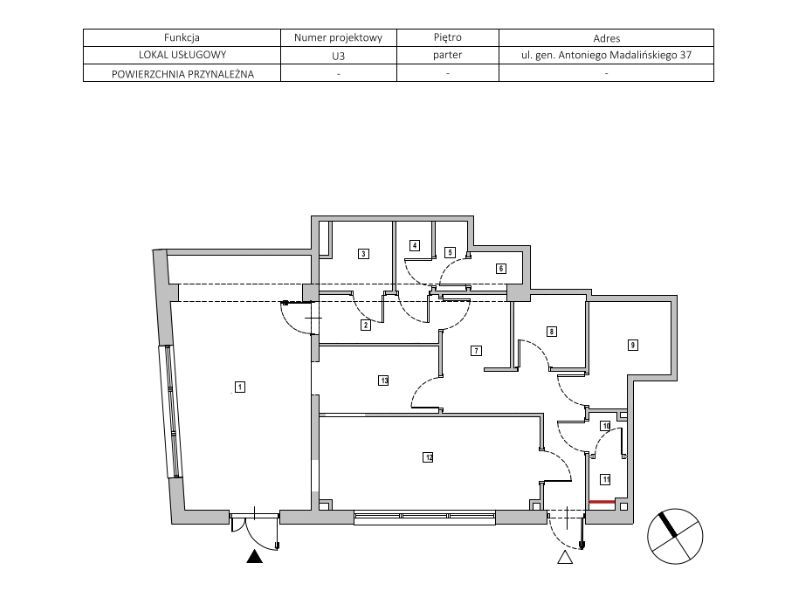 Wyjątkowy lokal usługowy 99,40 m² – Atal City Square | Centrum