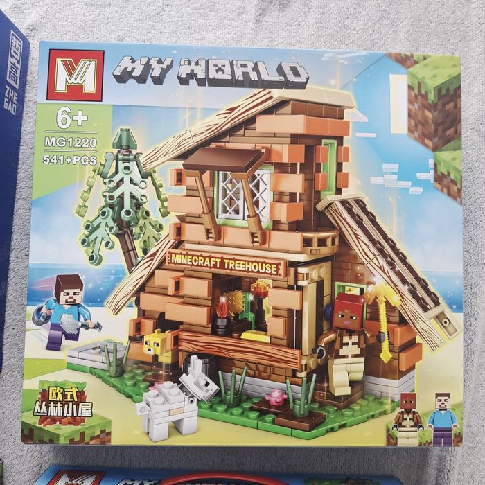 Zestaw klocki domek ze świata minecraft