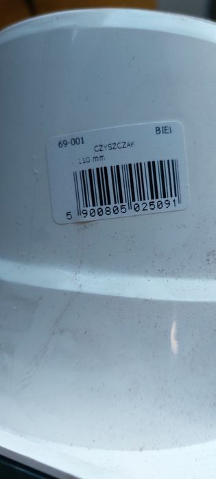 Czyszczak rynnowy 110 biały cena za 2szt