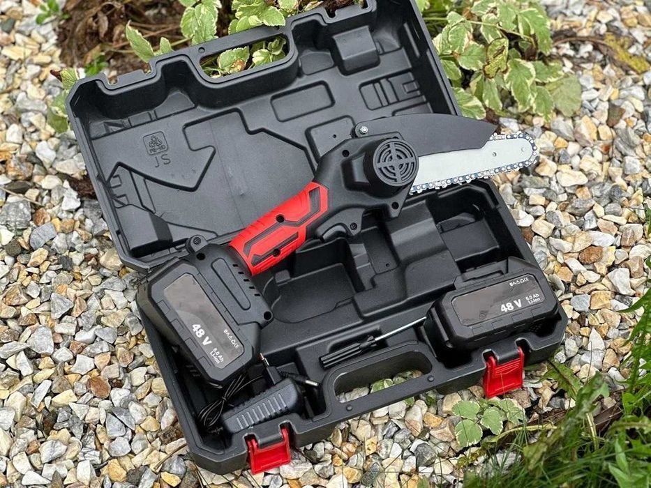 Цепная мини-пила сучкорез для обрезки деревьев Веткорез Пила + кейс.