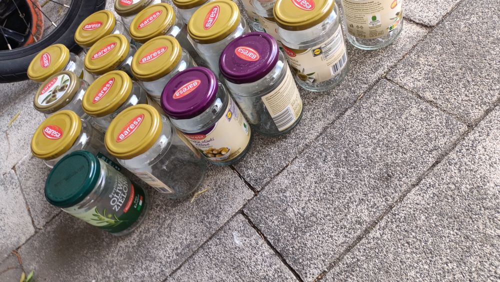 Słoiki z zakrętkami 100-500 ml