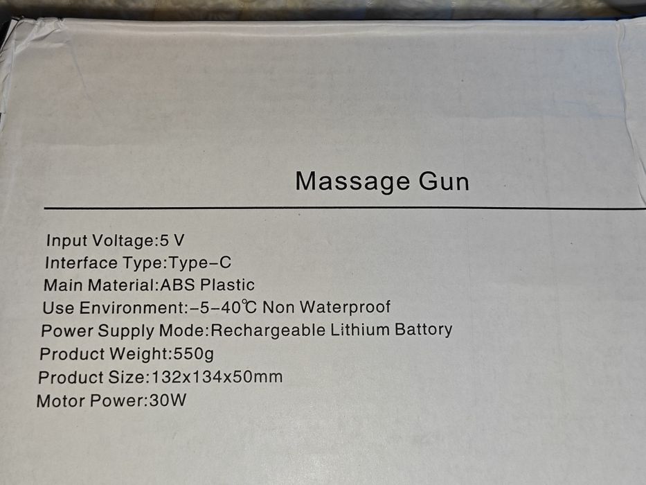 Перкуссионный массажер massage gun вибромассажер мелкий опт