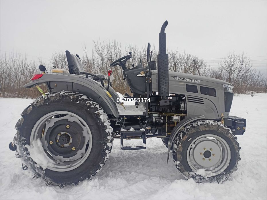 Мінітрактор СКАУТ ТЕ-504 безкоштовна доставка під самий двір гарантія