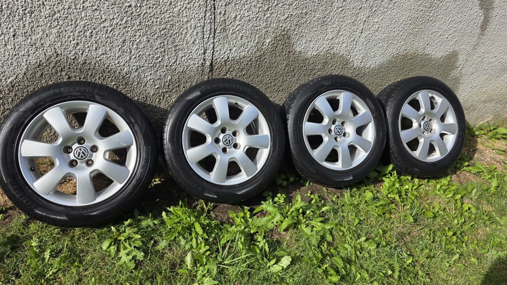 Felgi 16 z oponami letnimi  volkswagen 5x100