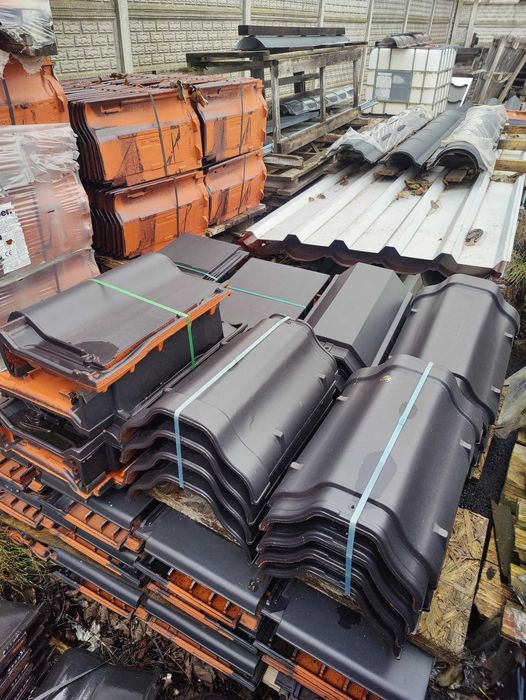Dachówki ceramiczne i cementowe końcówki WYPRZEDAŻ
