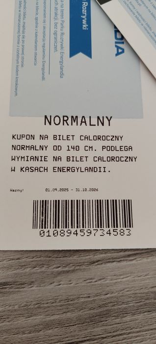 Bilety do energylandi