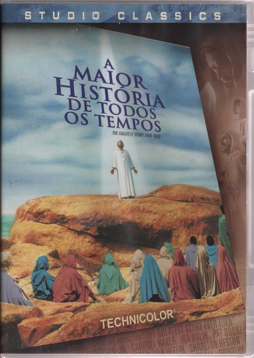 Dvd A Maior História de Todos Os Tempos - épico - Charlton Heston/ Max Vov Sydow/ John Wayne