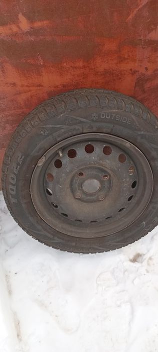 Продам железные диски r 14 от лачетти отдам вместе с резиной