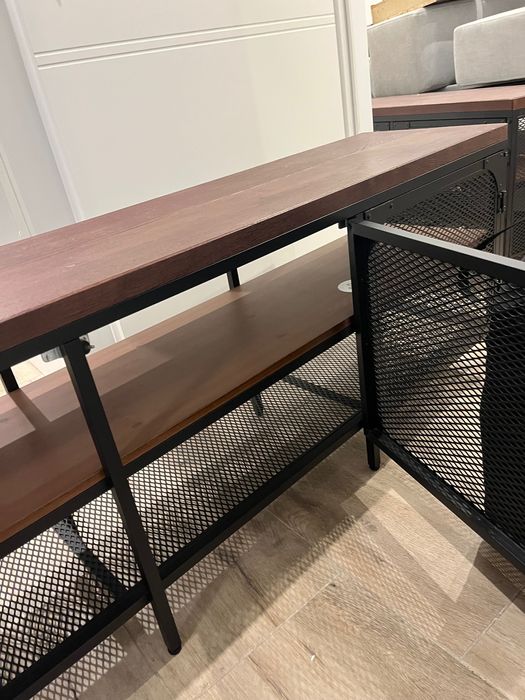 FJÄLLBO Szafka pod TV, czarny, 150x36x54 cm