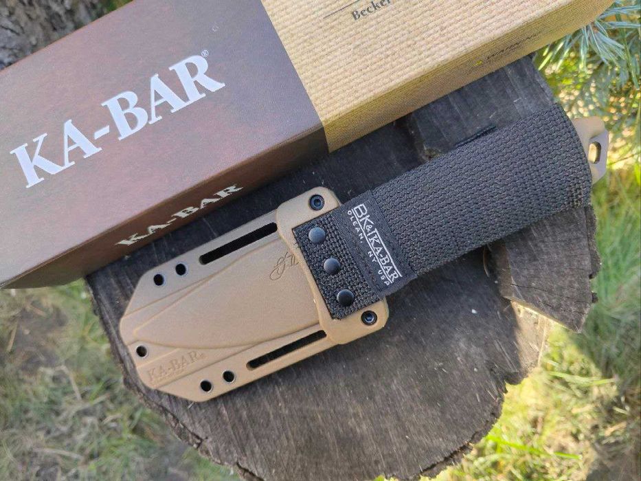 Брелок компактний EDC фіксед фултанг Ka-Bar BK18 Becker Harpoon