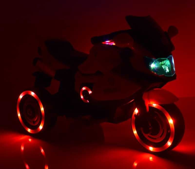 BAWIBUS.PL motorek MOTOR ŚCIGACZ 3 kołowy na akumulator jeździk auto