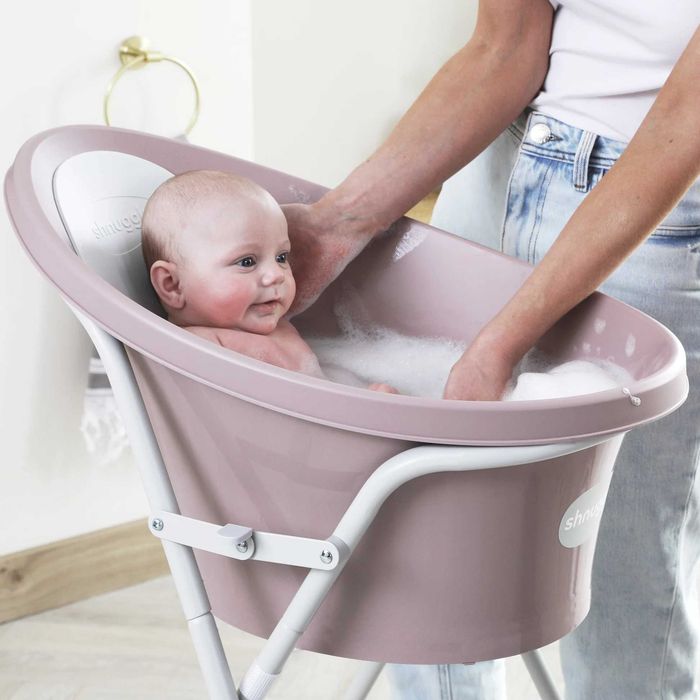 Banheira + Suporte Shnuggle | Pebble Grey