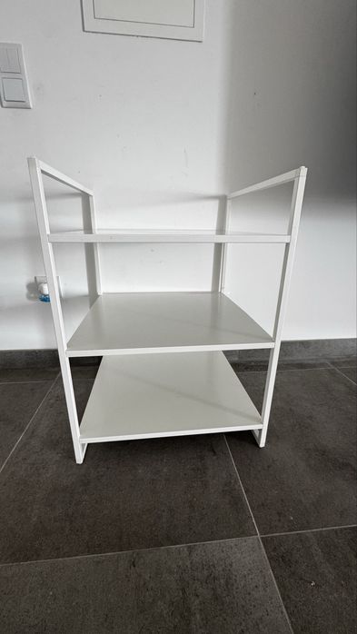 JOSTEIN Estante, interior/exterior/metal branco, 61x40x90 cm