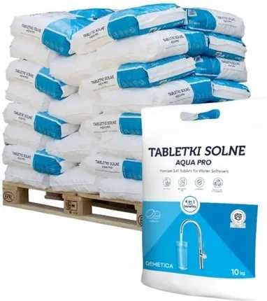 Tabletki solne do uzdatniania wody
