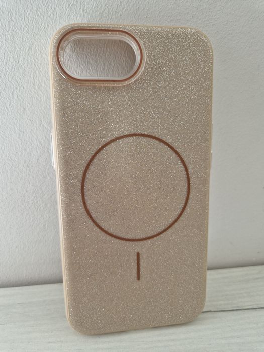 Magsafe Slim Shiny do Iphone 16e złoty