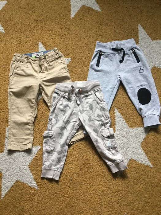 3pak spodni Cool Club, H&M i 5.10.15. r. 80