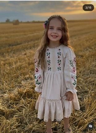 сукня вишиванка вишита сукня для дівчинки