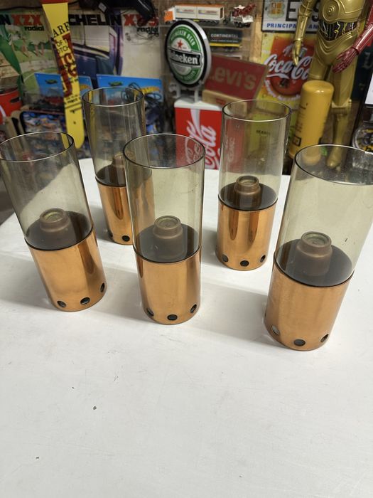 Candieiro velas em cobre