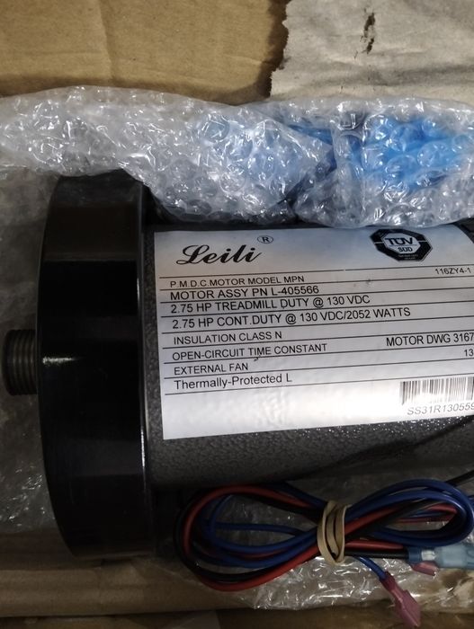 Motor passadeira 130VDC 12CM NOVO