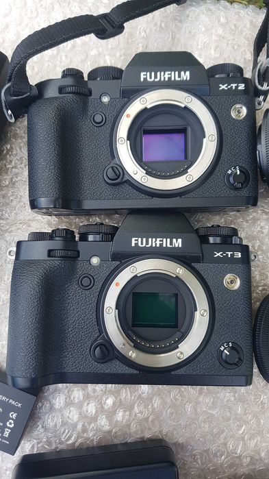 Fujifilm XT2 XT3 з об'єктивами