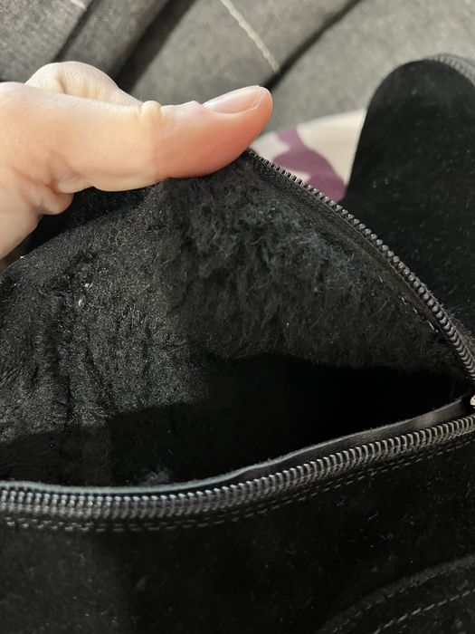 Замшеві ботфорти