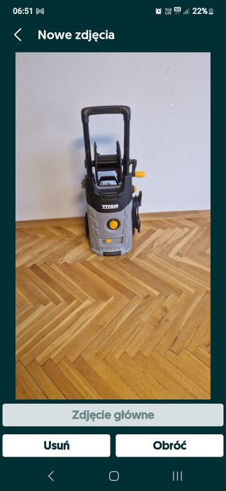 Myjka ciśnieniowa Titan 150bar