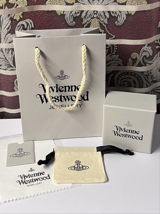 Підвіска срібна, рожева Vivienne Westwood вівʼєн вествуд хром хартс