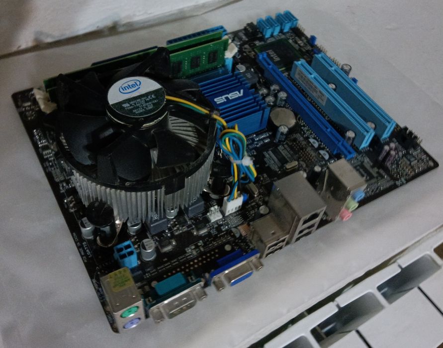 Комплекты Intel D845GLVA, Asus P5SD2-VM, Asus P5G41T-M LX2/GB