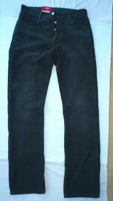 Джинсы Levi*Strauss 401,НОВЫЕ,чёрный ВЕЛЬВЕТW33L36.ПП-42,Дл-118,ВИНТАЖ