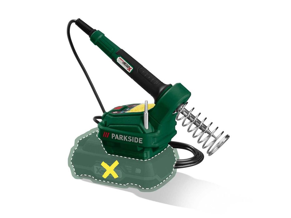 NEW! Акумуляторна паяльна станція PARKSIDE PLSA 20-Li C3 / паяльник
