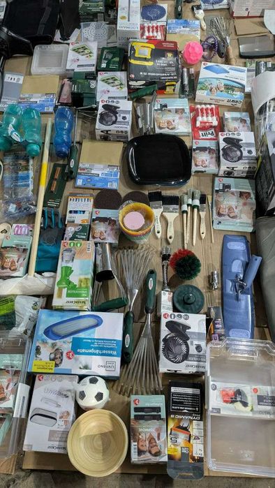 Розпродаж товара на вагу з Lidl – електроніка/техніка 142 кг