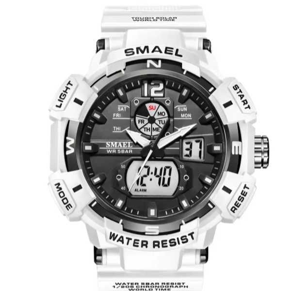 Nowy analogowo-cyfrowy zegarek