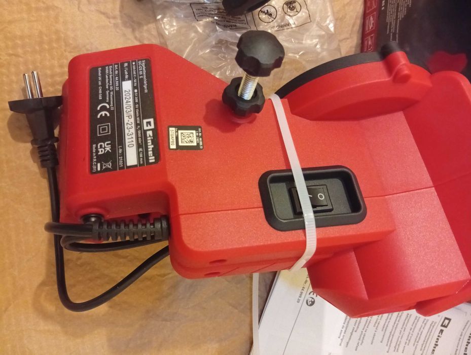 Afiadora de corrente de motosserra, Einhell GC-CS 85E